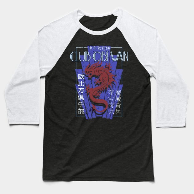 Club Obi-Wan Baseball T-Shirt by cunningmunki